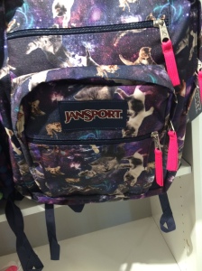 I need this backpack. I know I'm not actually going to be going to school, so I don't NEED it....but boy, do I want that. 