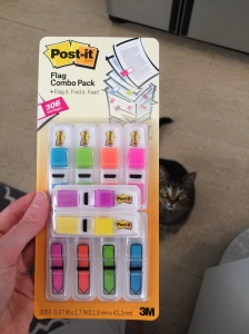 I bought my first school supply - Peanut is just as excited as I am :-) !!